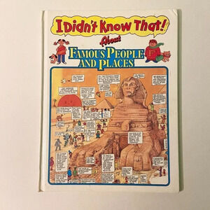 Vintage 90s Where Are They Book I Didnt Know That About Famous People and Places